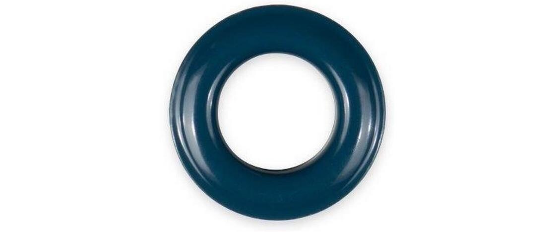 Ösen mit Scheiben, 8 mm Marine, SilberNähfreie Ösen