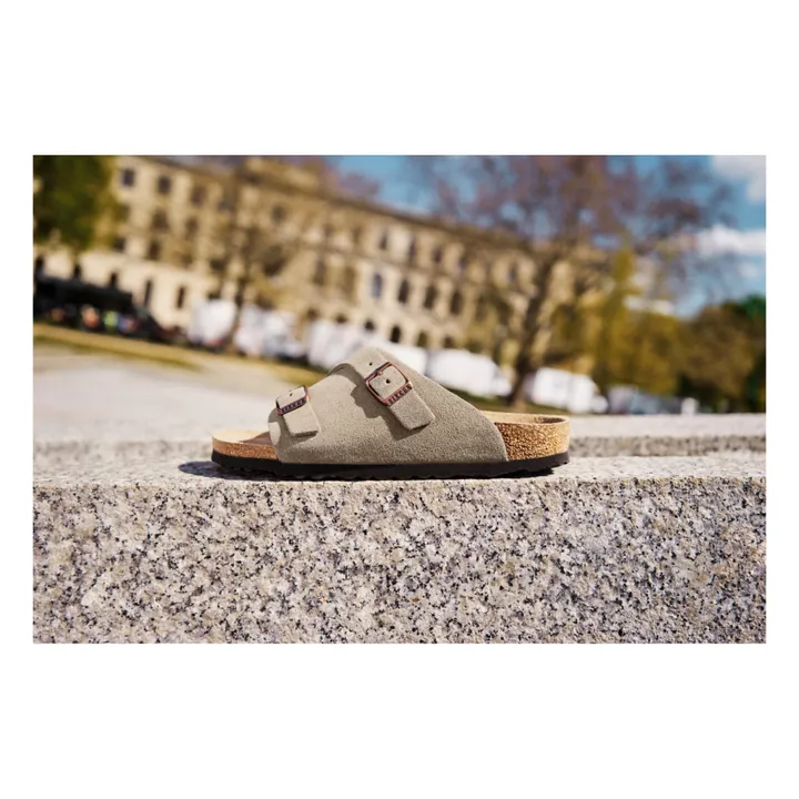 BIRKENSTOCK Sandales Zürich Chaussant Normal | Taupe