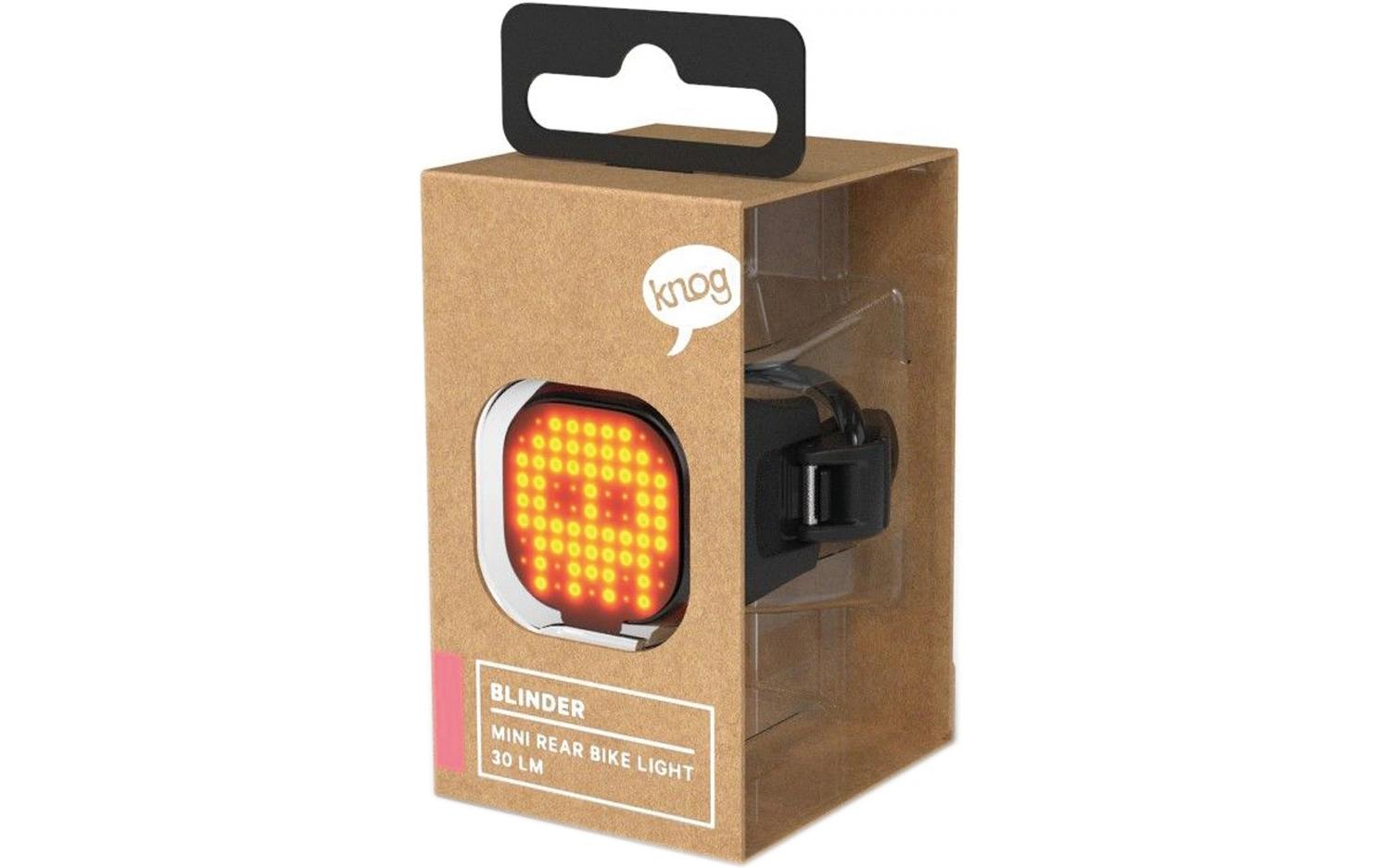 Velolampe Blinder Mini Skull Rücklicht, SchwarzFahrraddrücklicht mit Muster