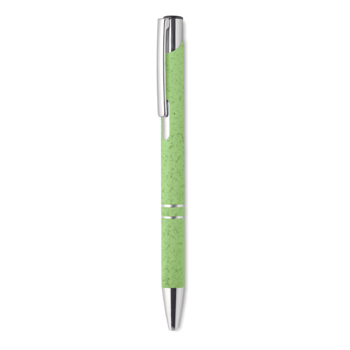 GiftRetail MO9762 - BERN PECAS Stylo poussoir blé paille ABS