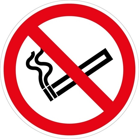 Panneau interdiction - Interdiction de fumer - P002 - ISO 7010