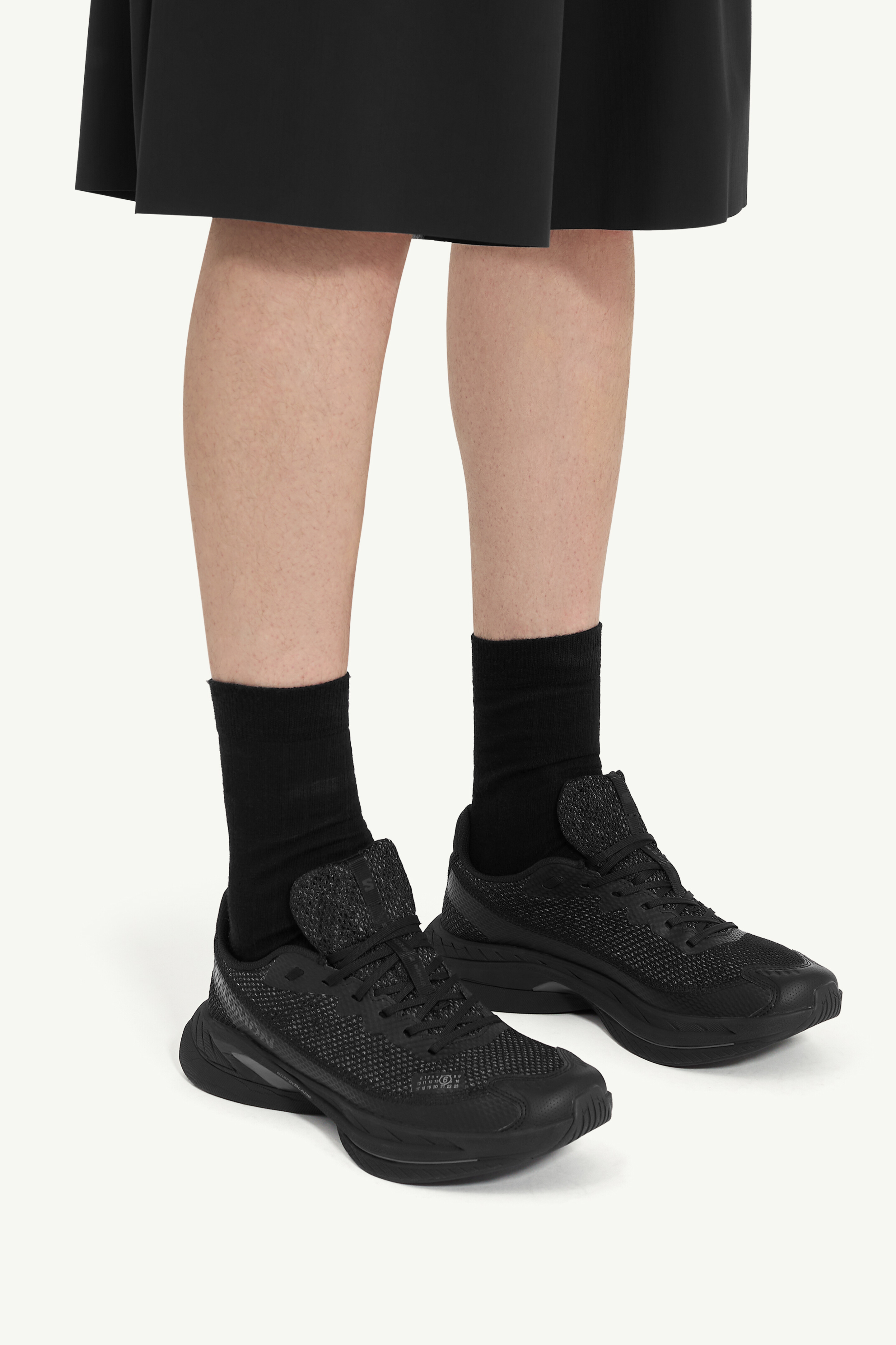Men's Black Sneakers Spectur 2 - MM6 x Salomon | MM6 Noir, étain et argenté
