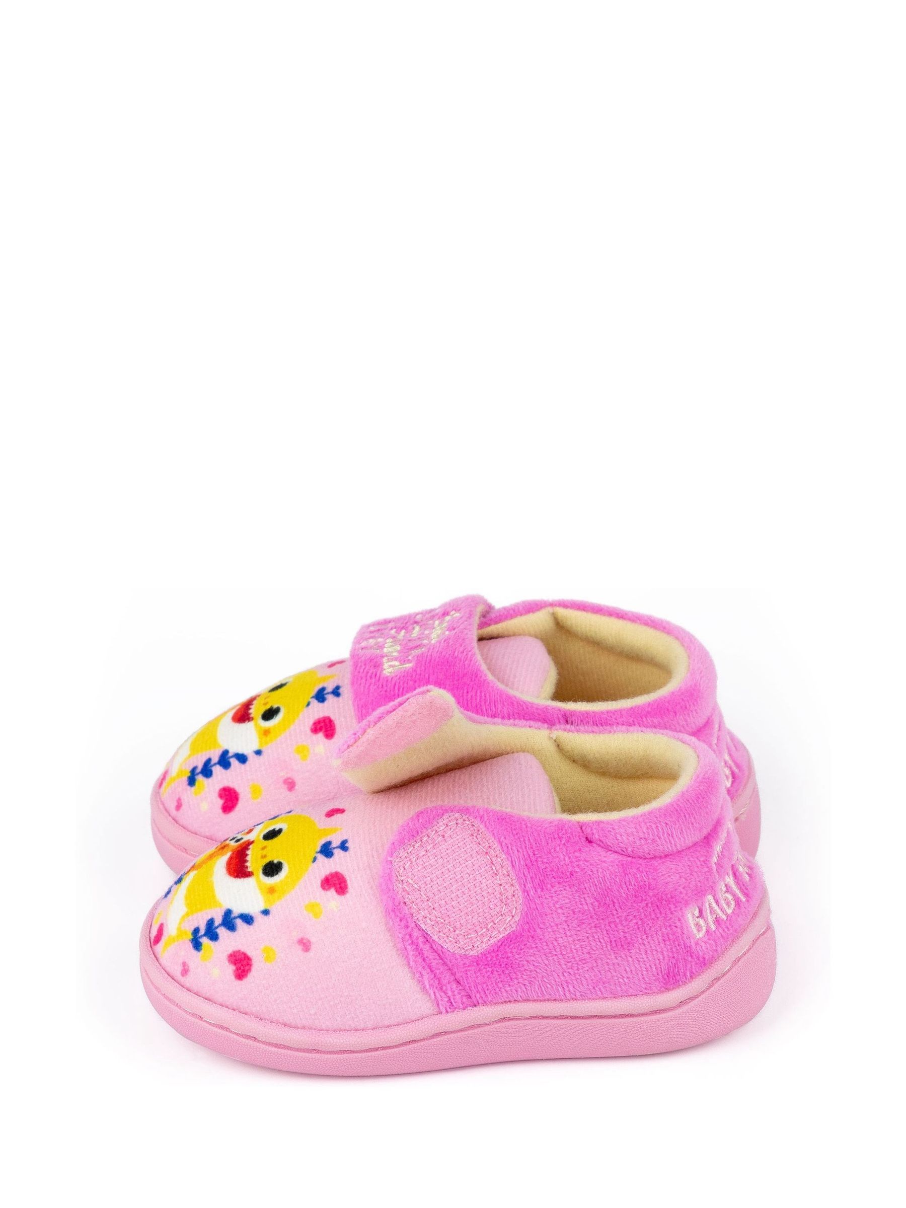Roze Baby Shark - Vanilla Underground Gruffalo Velcro Slippers
