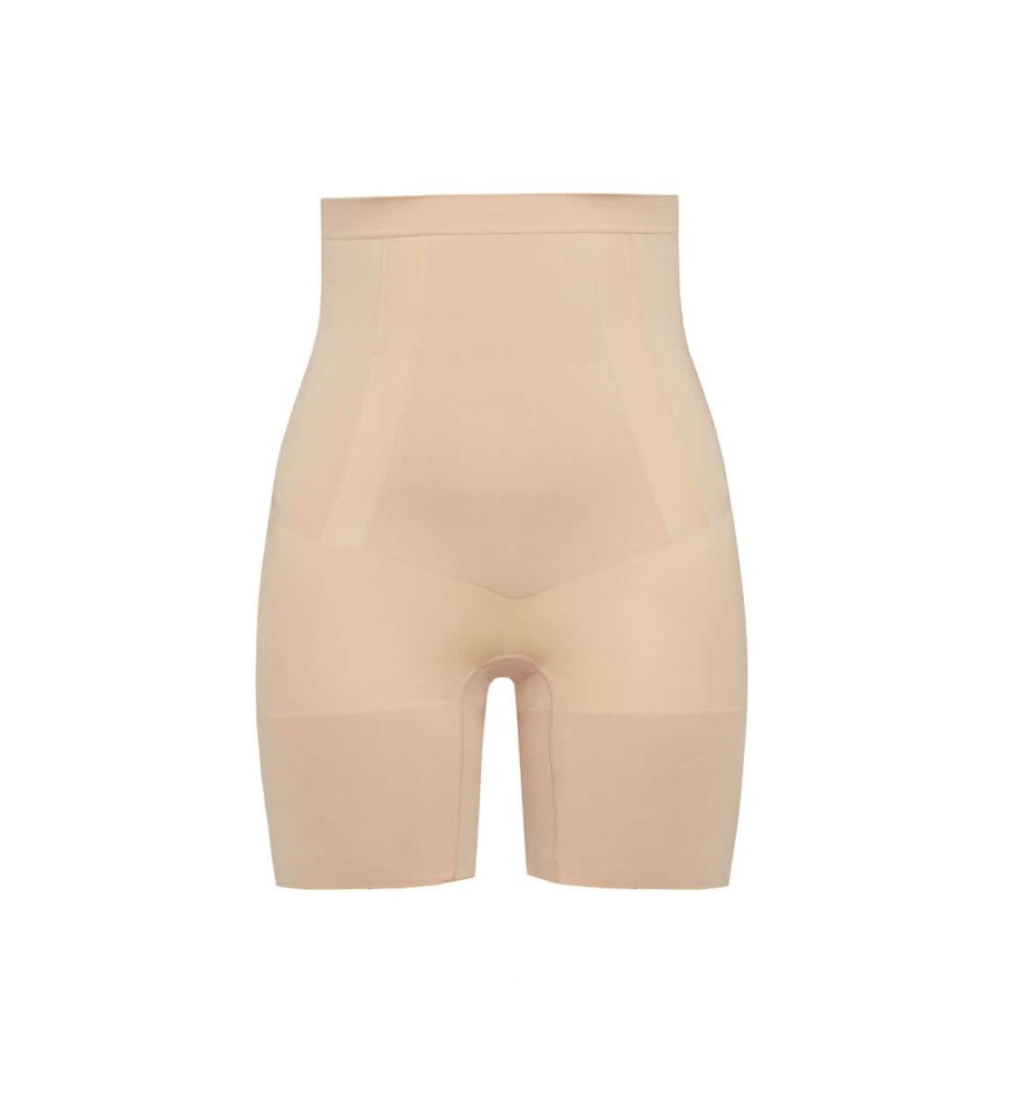 Meia-calça modeladora de cintura alta SPANX na cor nude