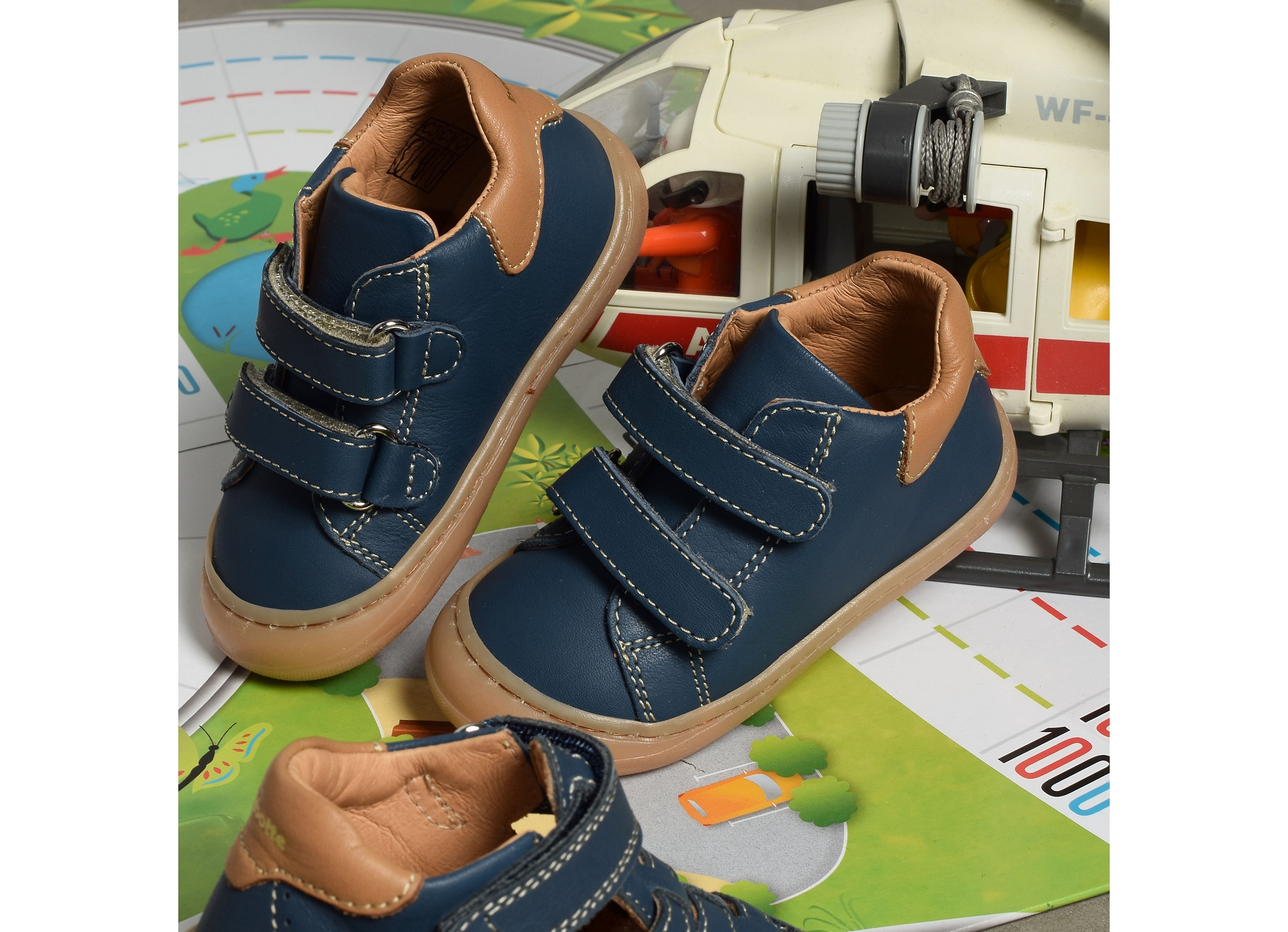 Argo velcro bleu