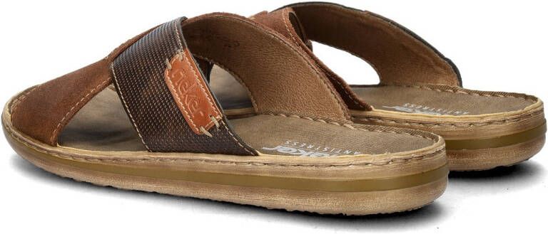Rieker Heren Slipper 21063-20 Bruin