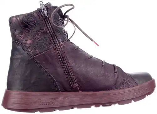 Think donkerbruin combi 000734-3020 - maat 41 veterboot donkerbruin combi - maat 41 Calandschoen