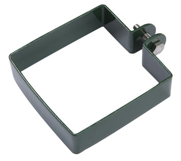 Giardino eindklem voor vierkante paal RAL 6005 groen 80 x 80 mm