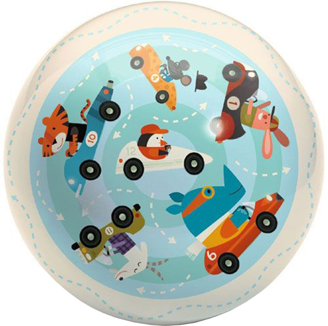 Djeco speelbal verkeer - 22 cm