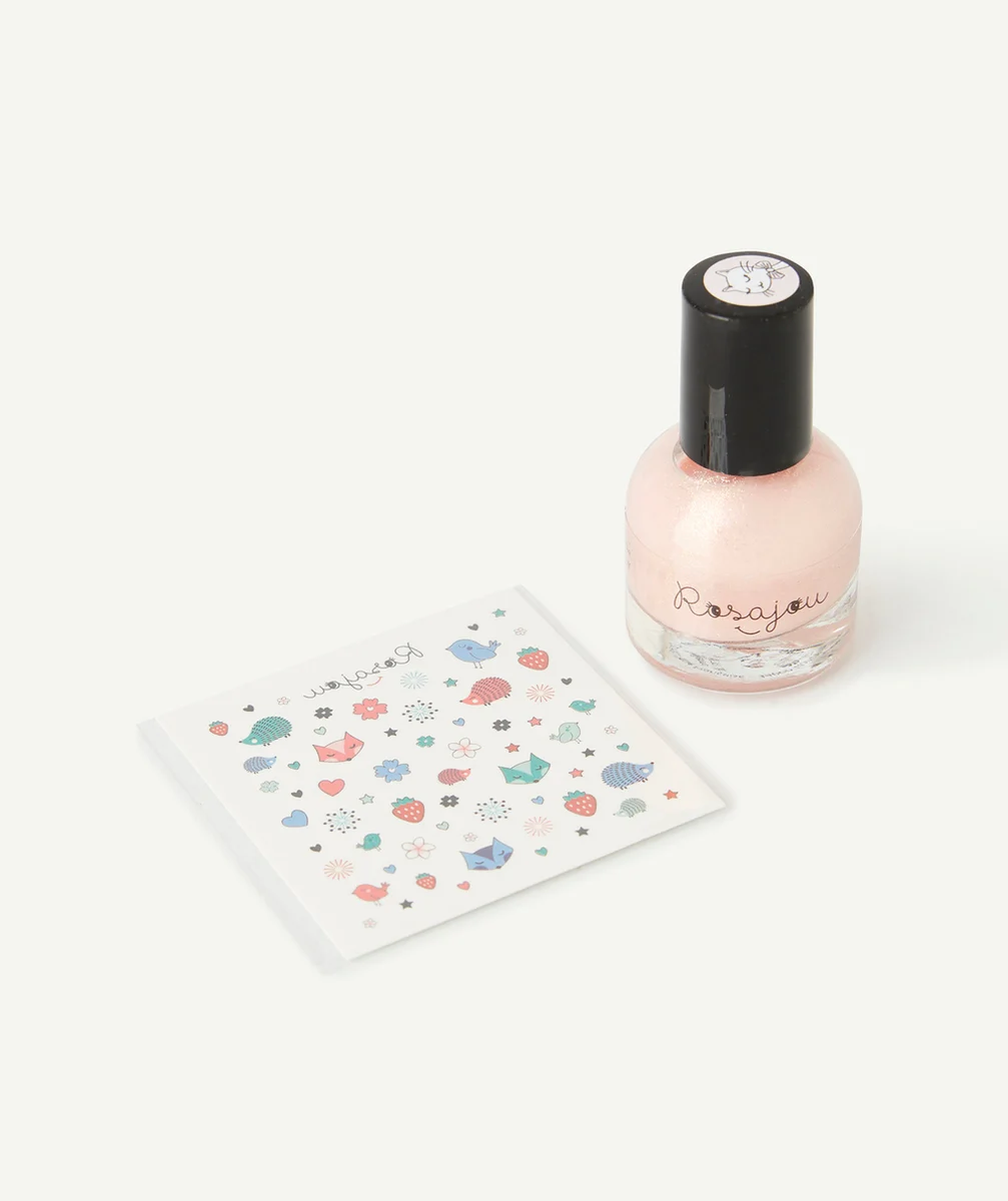 ROSAJOUVERNIS ROSE BALLERINE ET PLANCHE DE TATOUAGES