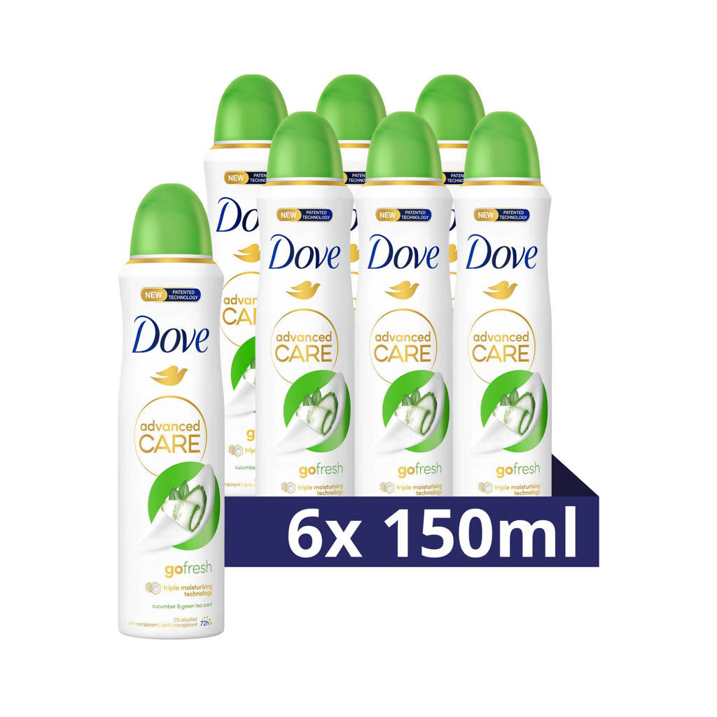 Deze deodorant ruikt  heel lekkerCucumber & Green Tea anti-transpirant deodorant spray - 6 x 150 ml
