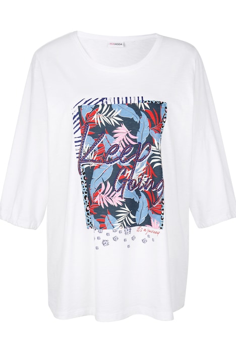 T-Shirt, Druck, 3/4-Ärmel