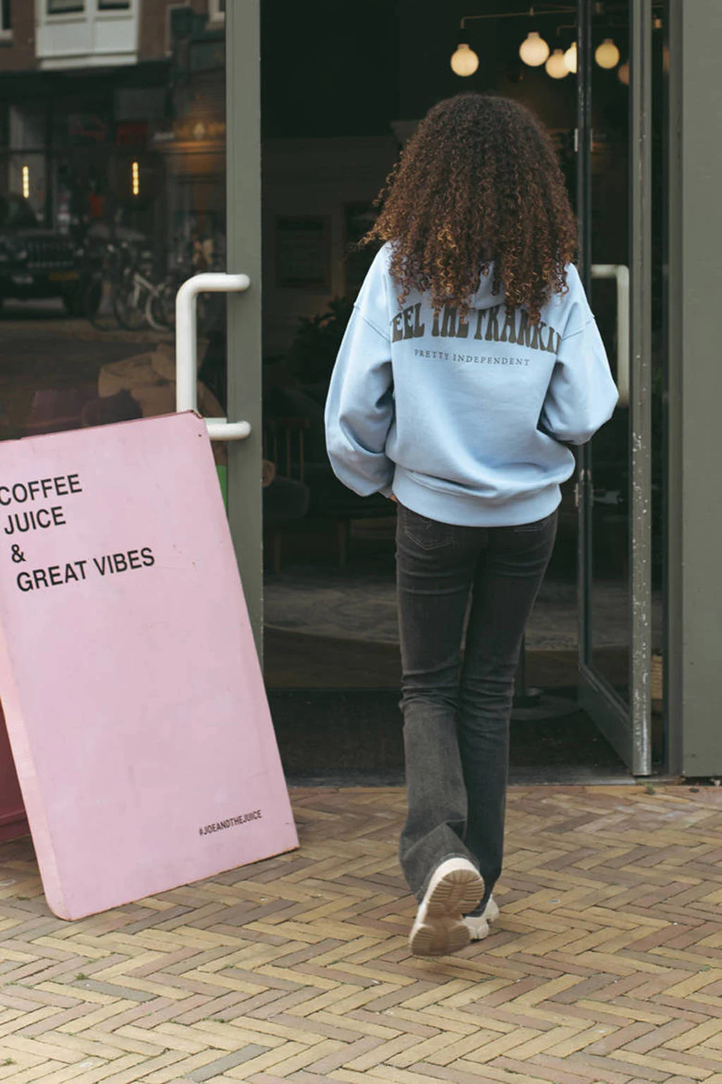 Frankie&Liberty hoodie blauw