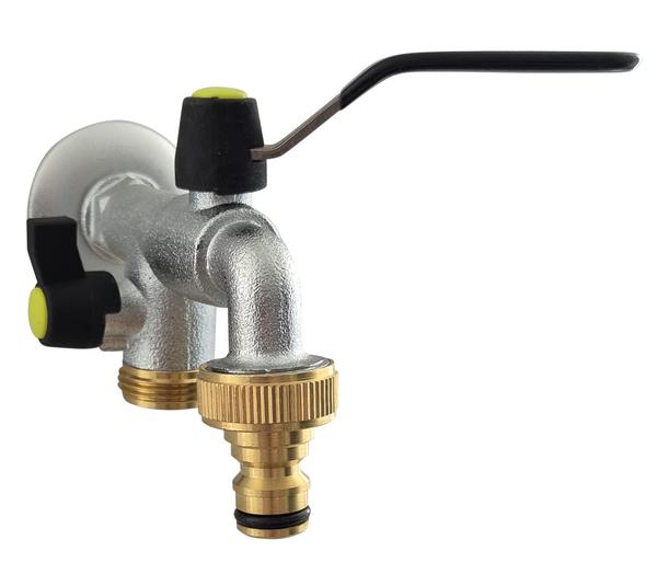 Tomco Chrom-Wasserhahn mit 2 seperaten