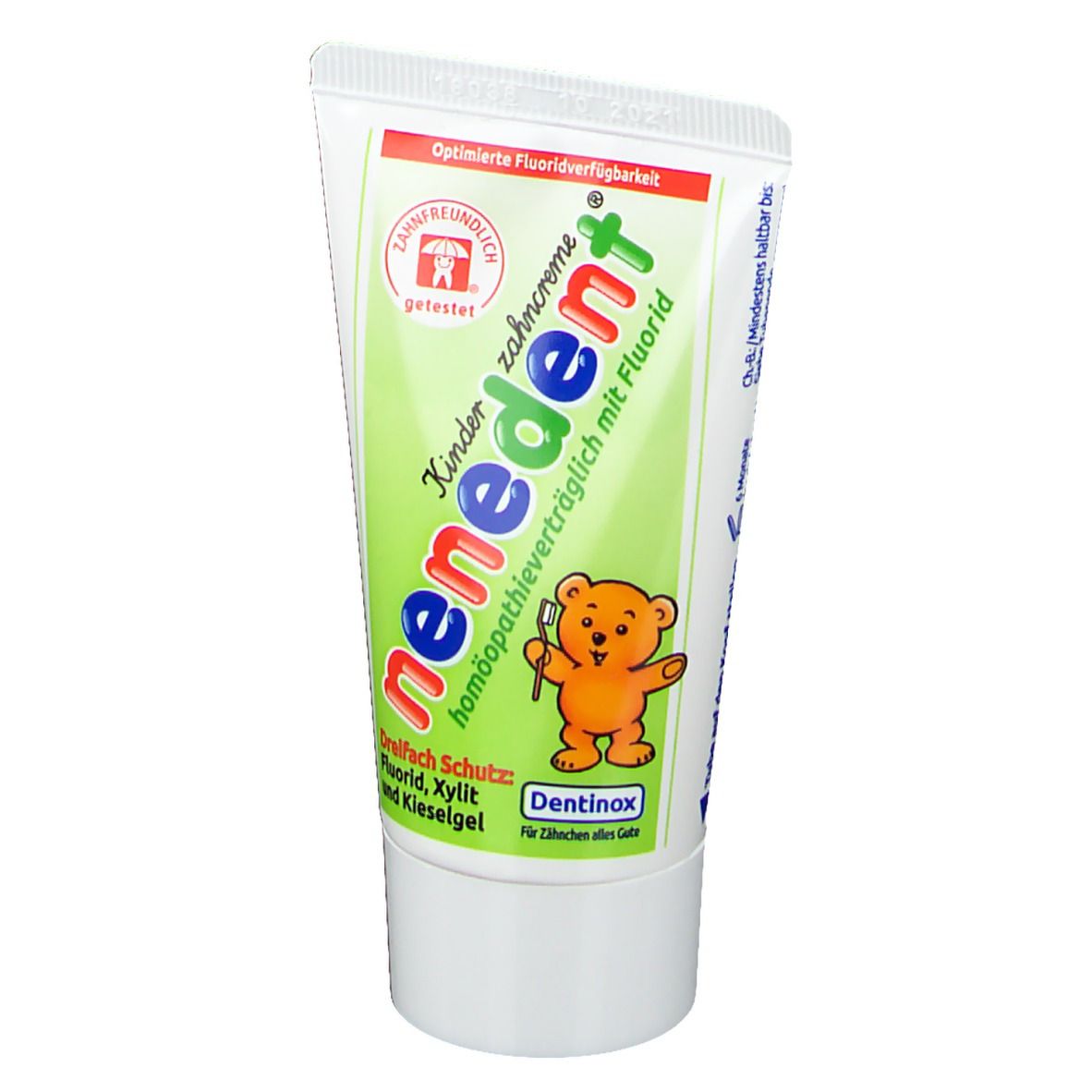 nenedent® Kinderzahncreme homöopathieverträglich mit Fluorid