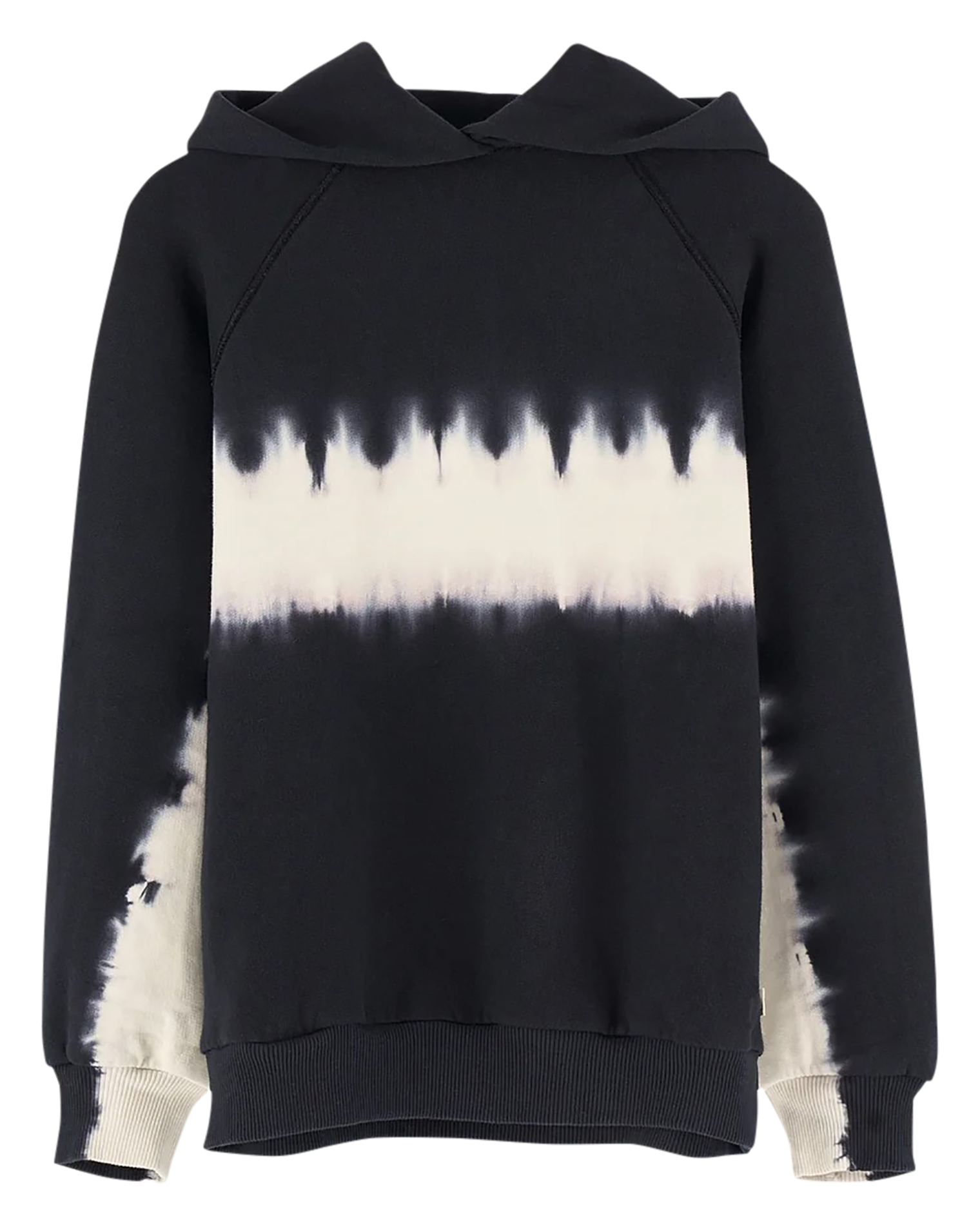 CONIJ - Sweat à capuche imprimé en coton | Bleu