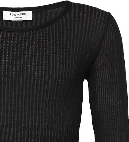 Rosemunde Bluse - Rib - Baku - Schwarz