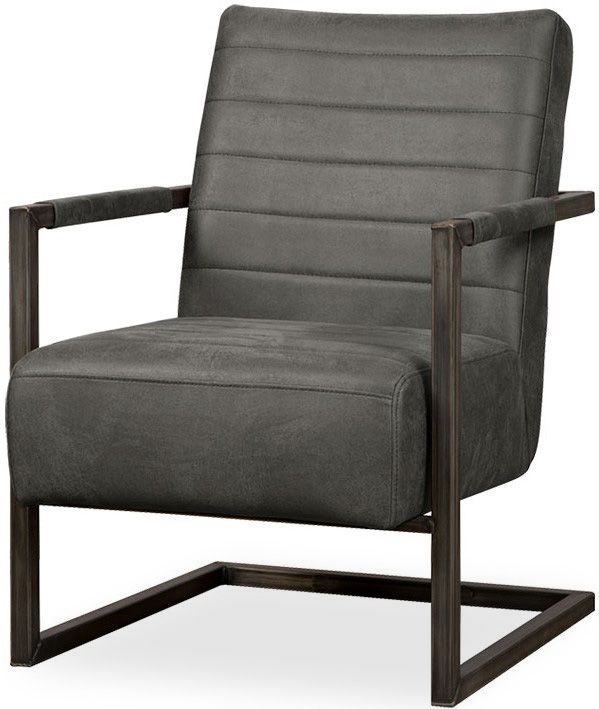 Fauteuil Anthracite Rocca B63 x D77 x H84 cm