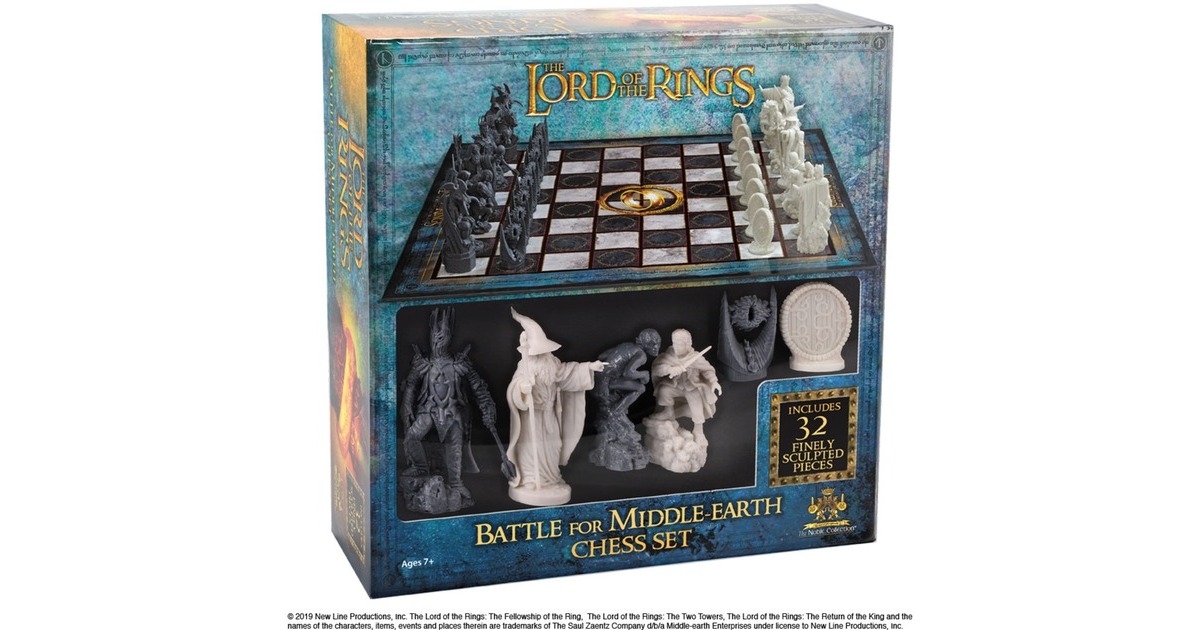 Noble CollectionLord of the Rings: Battle for Middle-Earth Chess Set Bordspel  (2 spelers, Vanaf 7 jaar)