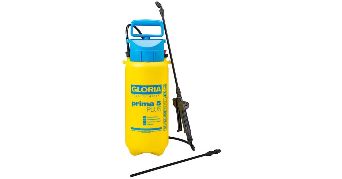 GloriaDrukspuit prima 5 PLUS  (Geel/blauw)