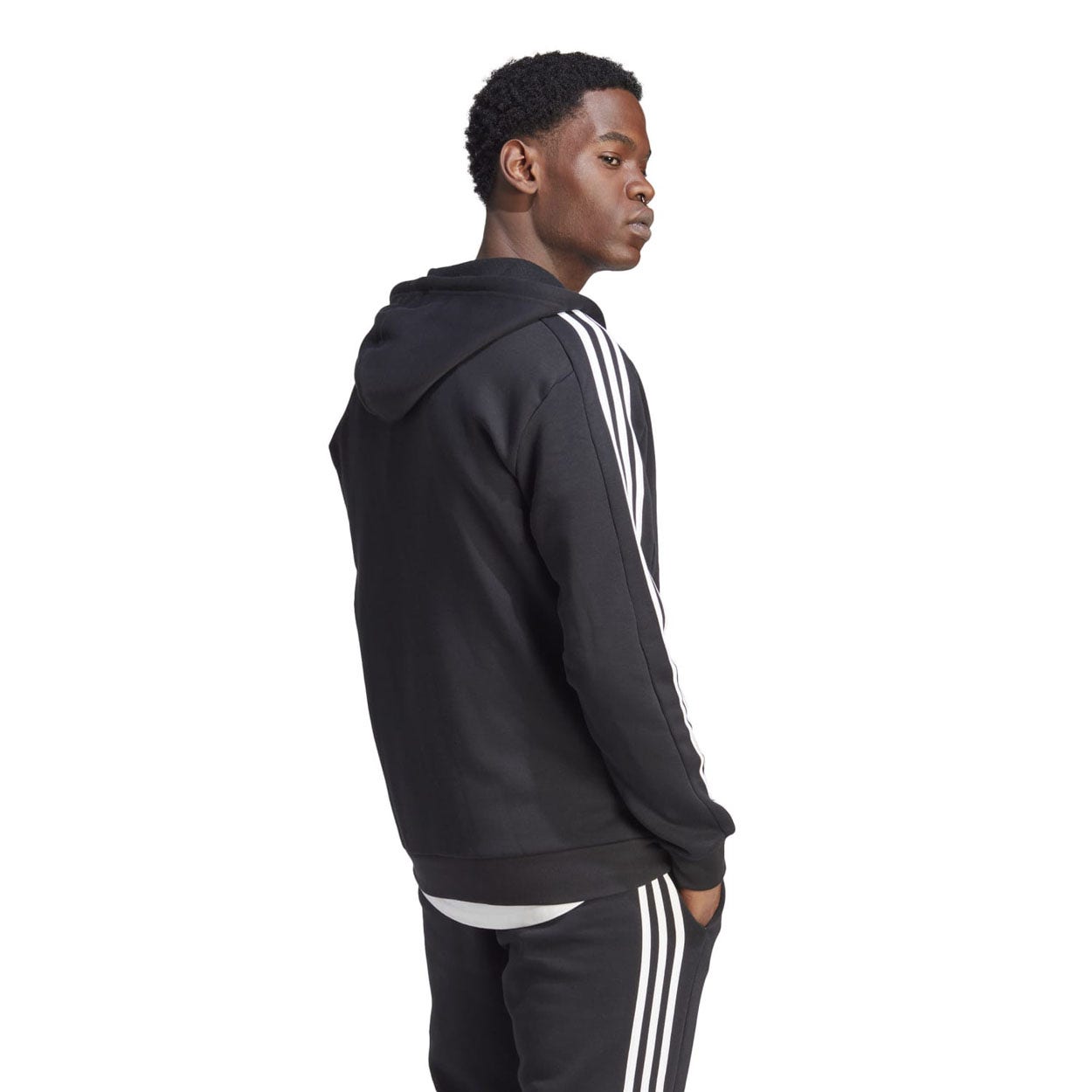 adidas  Essentials Fleece 3-Stripes Hoodie