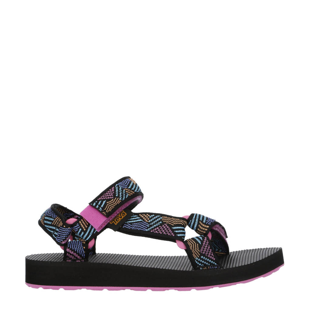 Teva sandalen zwart/roze