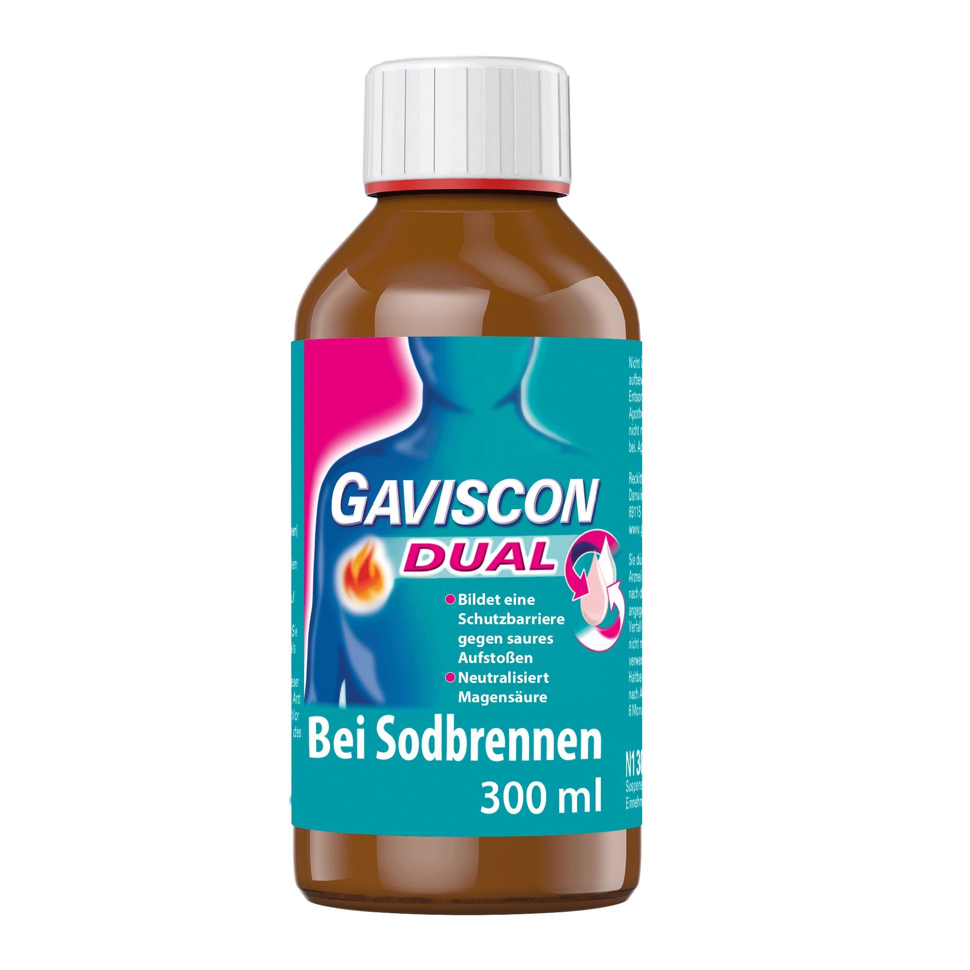 GAVISCON® Dual Suspension mit Zweifachwirkung gegen Sodbrennen