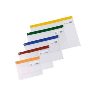 Snopake Zippa-Bag - Pochette renforcée zippée - 405 x 260 mm - disponible dans différentes couleurs