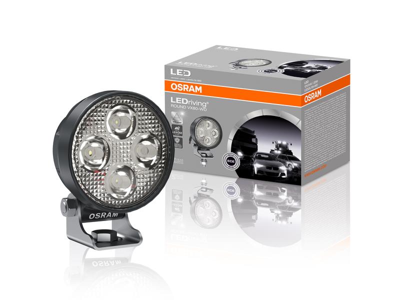 OSRAM LEDriving Round VX80-WD LKW/PKW 12/24 V Zusatz- und Arbeitsscheinwerfern