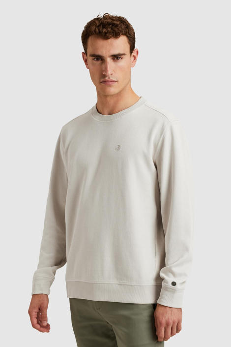 Cast Iron beige heren sweater