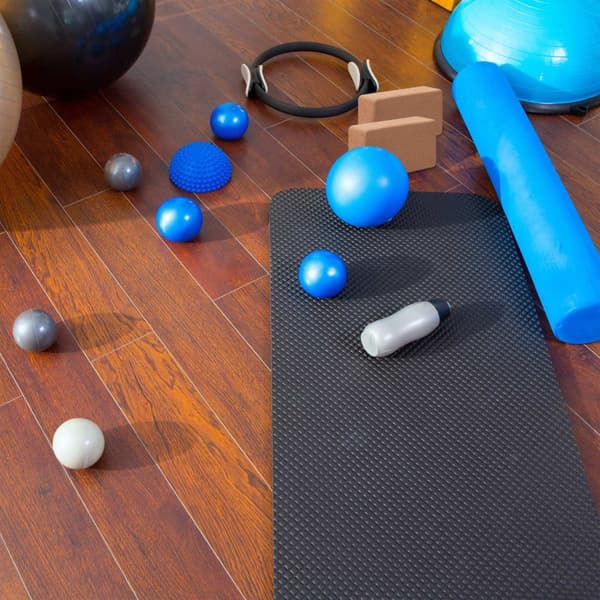 Yogablokk i kork, sett med 2 stk