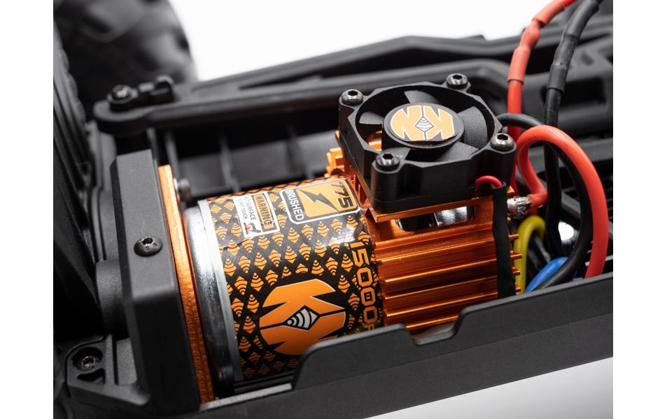 Monster Truck Rogue Terra Brushed Orange, ARTR, 1:10<br>4WD RC Monstertruck mit 775 Brushed Motor