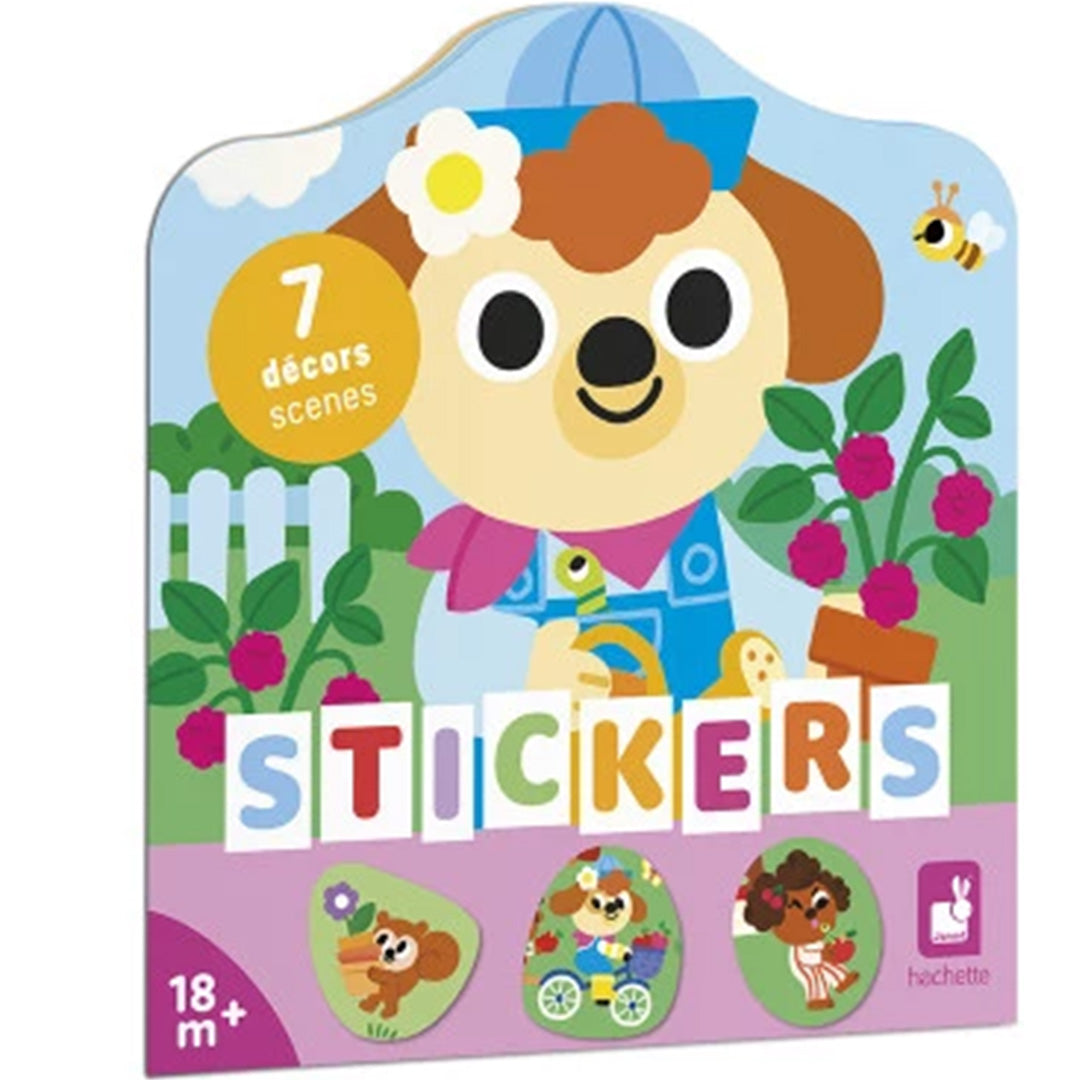 Janod stickerboek de tuin
