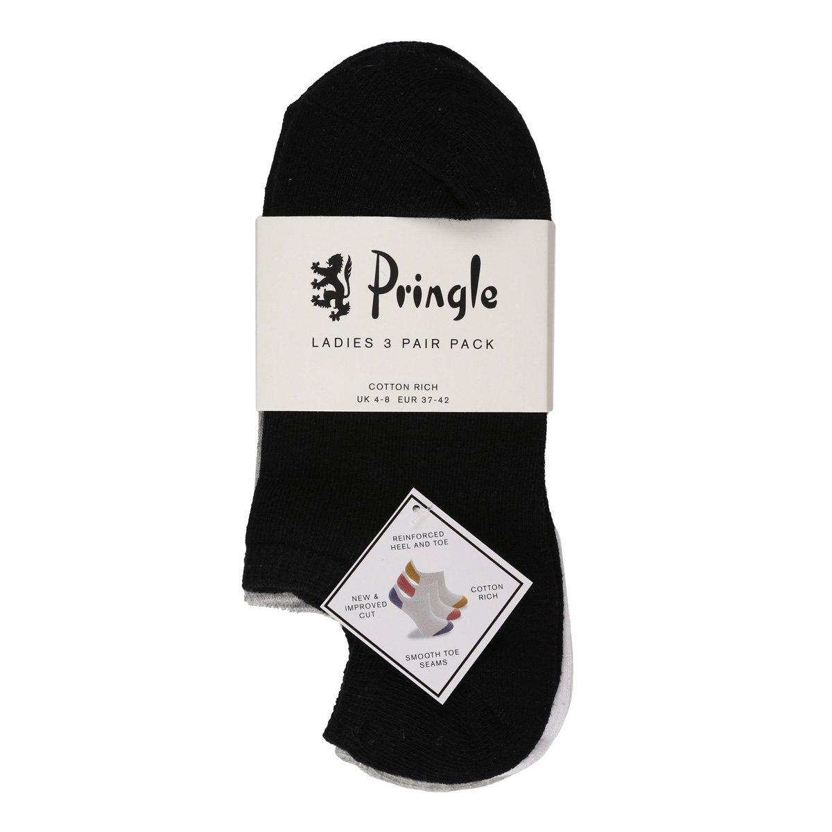 Pringle Secret Socks 3 Pack Ladies