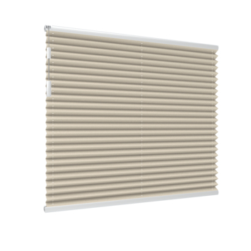Enkel plisségordijn Recht raam 7135 taupe
