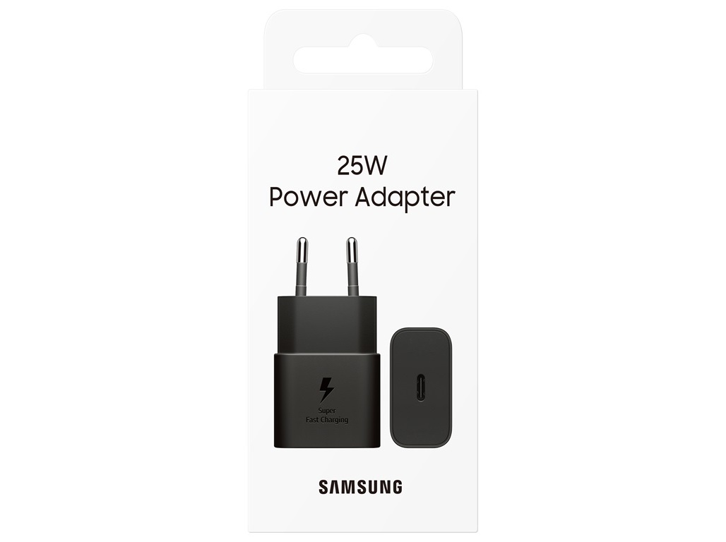 CARREGADOR SAMSUNG 25W USB-C EP-T2510NBEGEU PRETO
