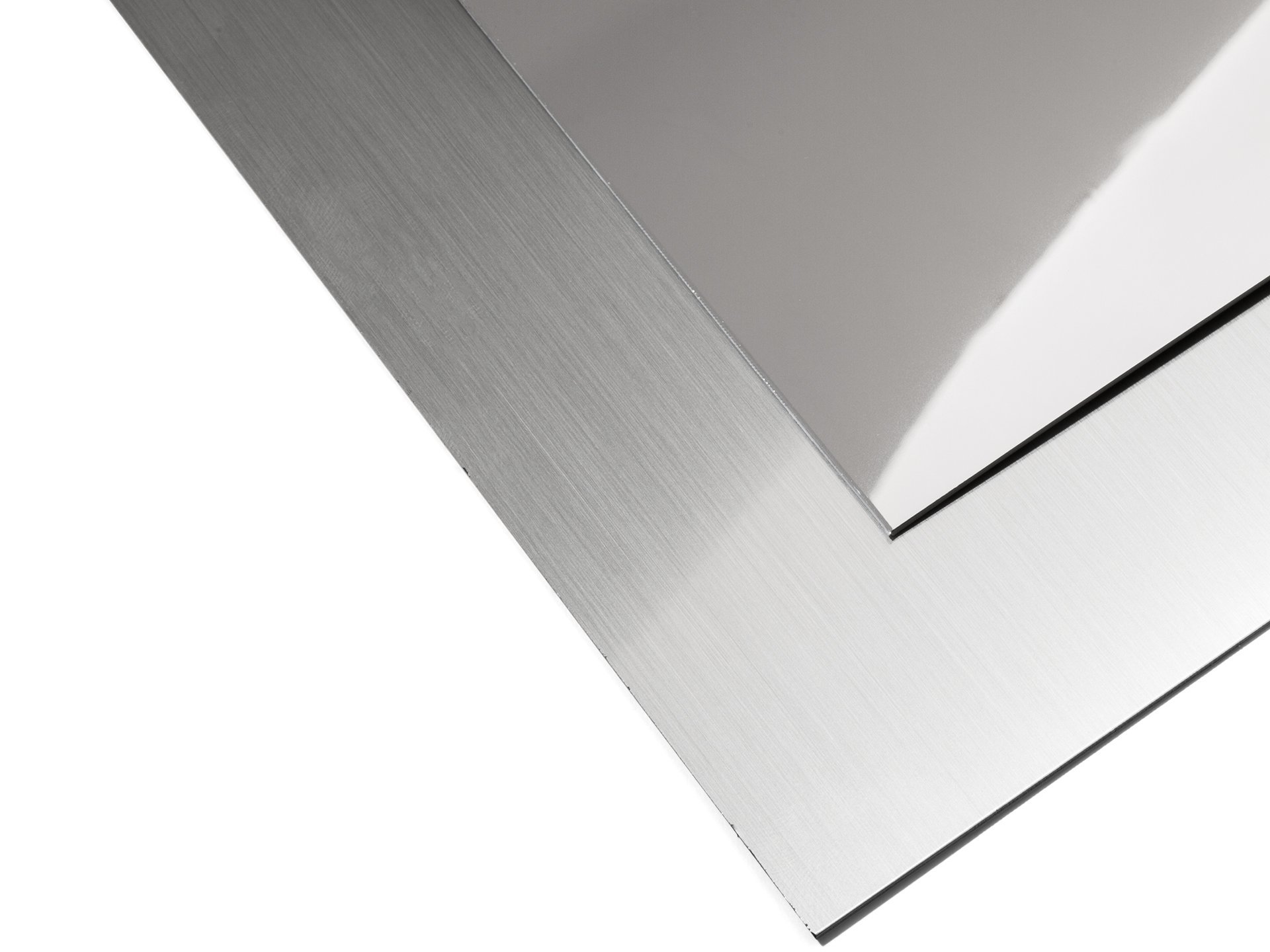 Polystyrol Metallic, farbig, gebürstet
