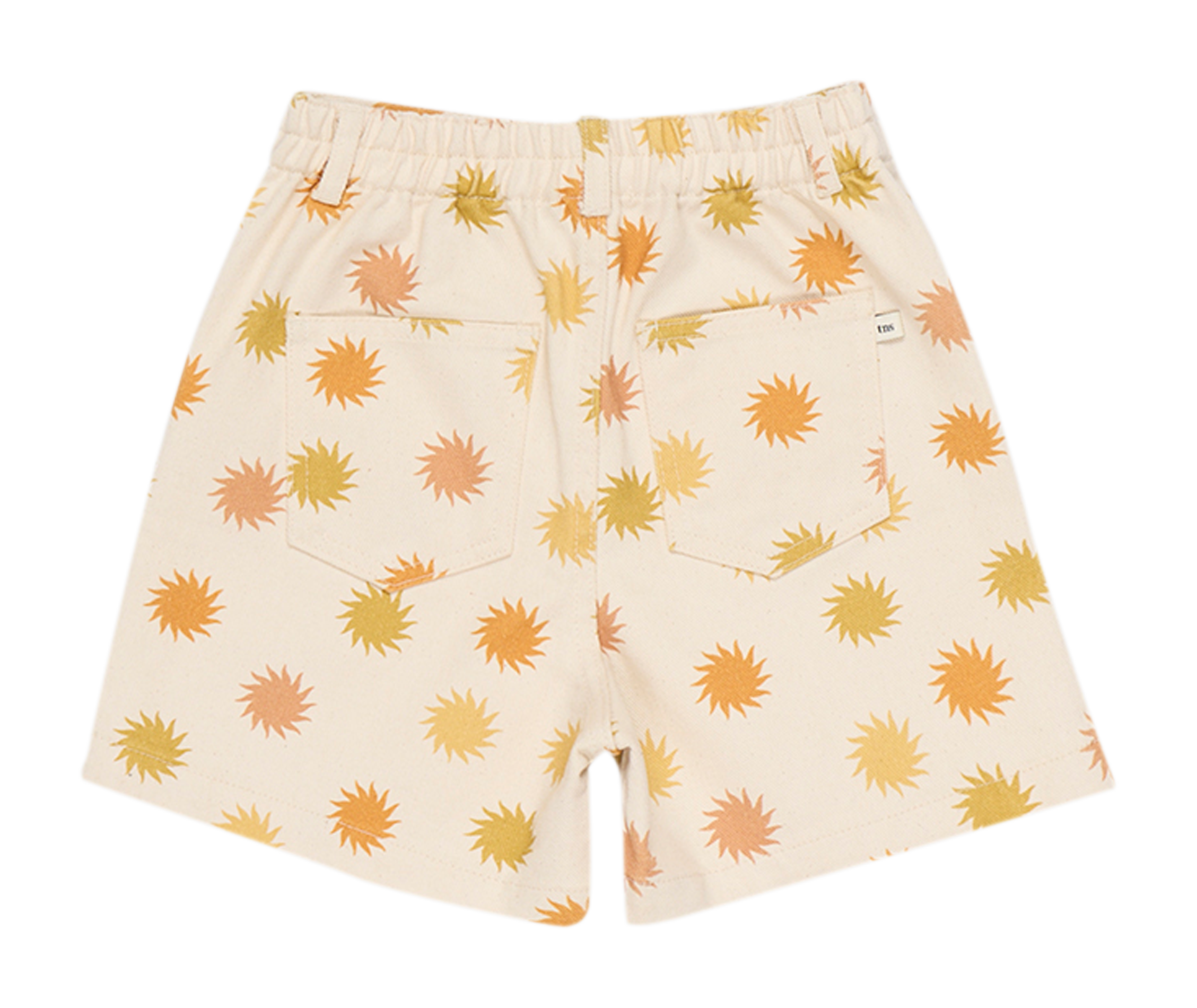 TRAMONTO - Short taille haute en coton imprimé| Rose