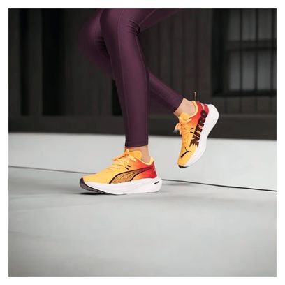 Chaussures de Running Puma Deviate Nitro 3 Rouge / Orange Femme