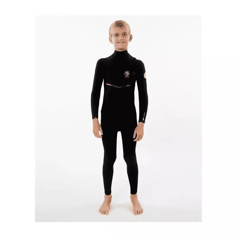 Combinaison intégrale junior RIPCURL Boys Flashbomb 4/3 C/Zip Searc Black 6