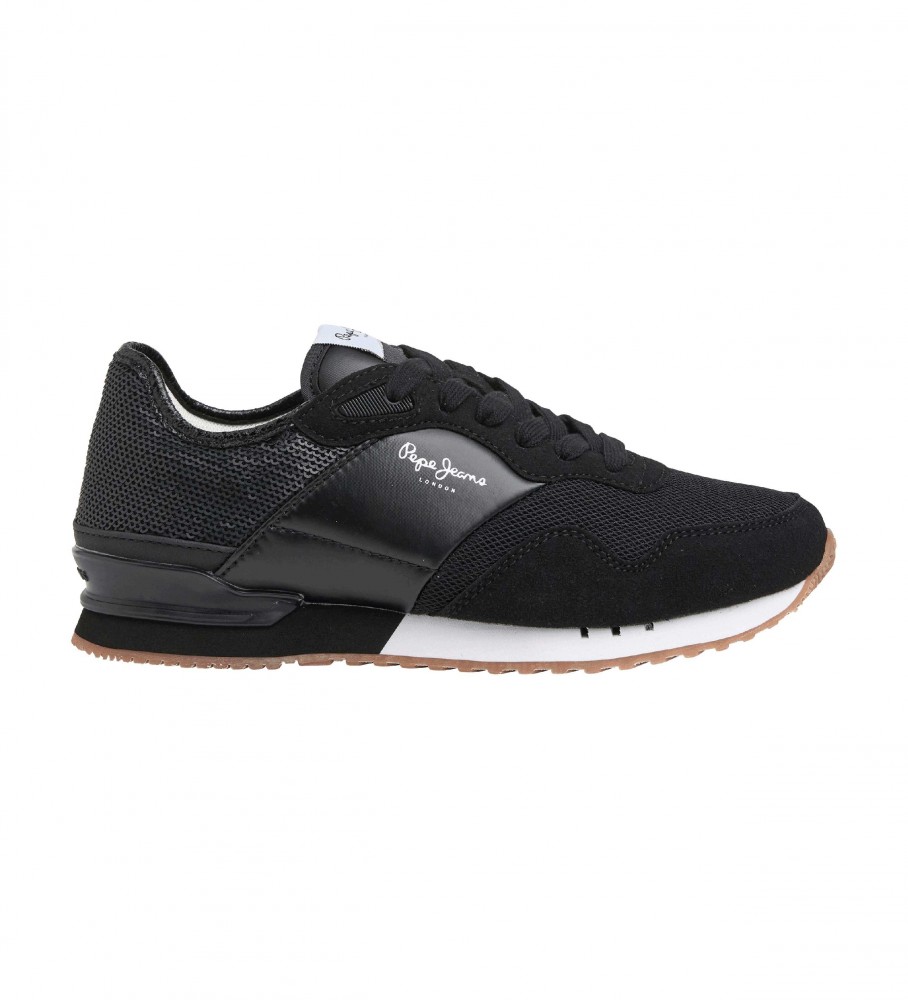 Tênis pretos Pepe Jeans London Troy