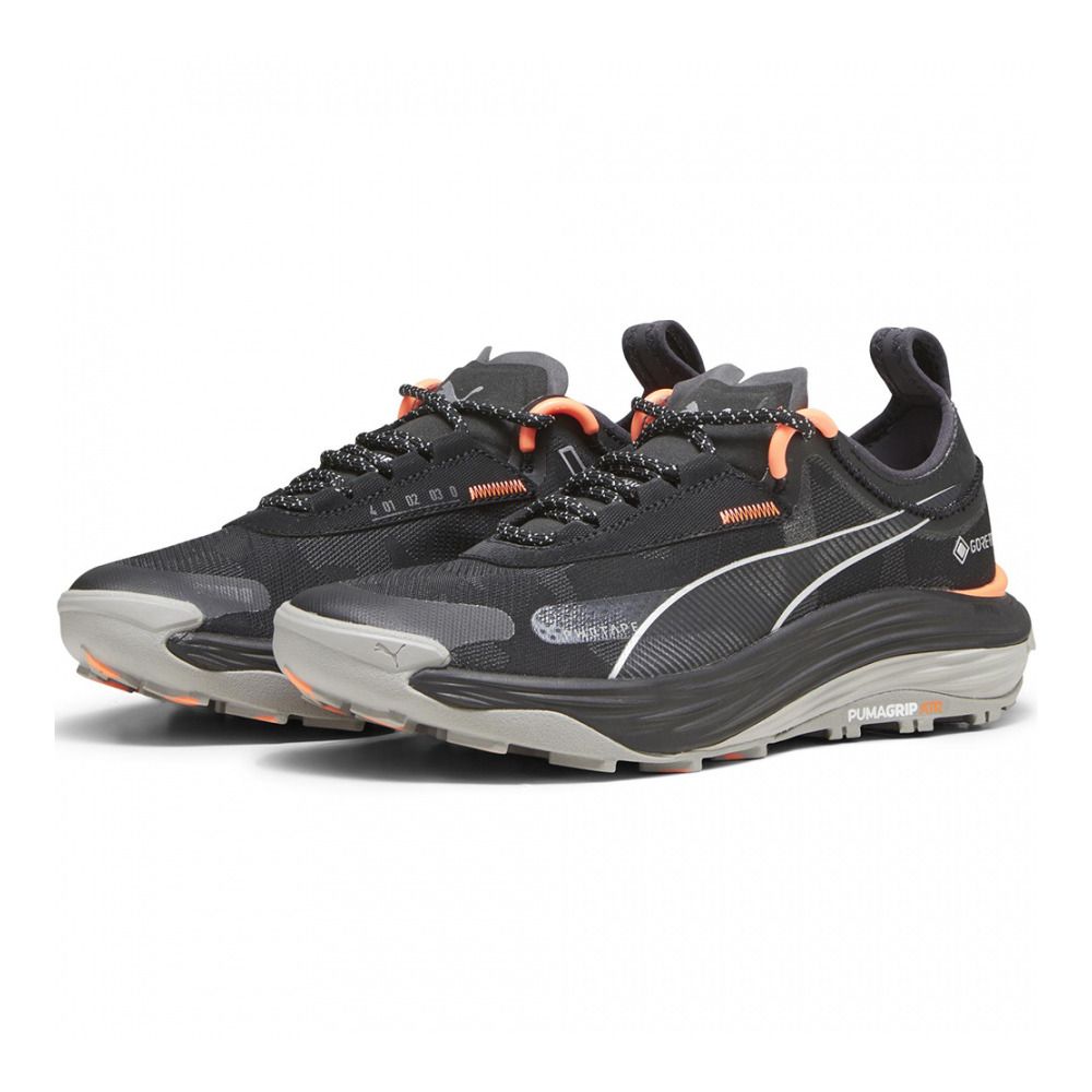 Puma VOYAGE NITRO 3 GTX - Chaussures trail Femme puma black/neon sun