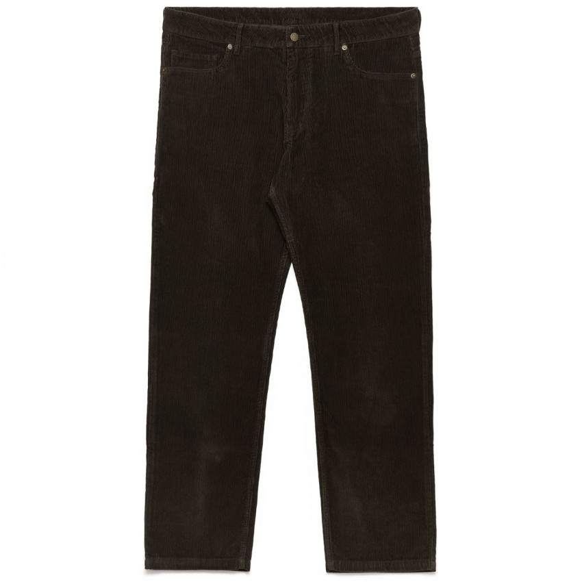 TRICKEY BISCUIT GREEN DARK MUSK-PANTALON VELOURS SEBAGO POUR HOMME