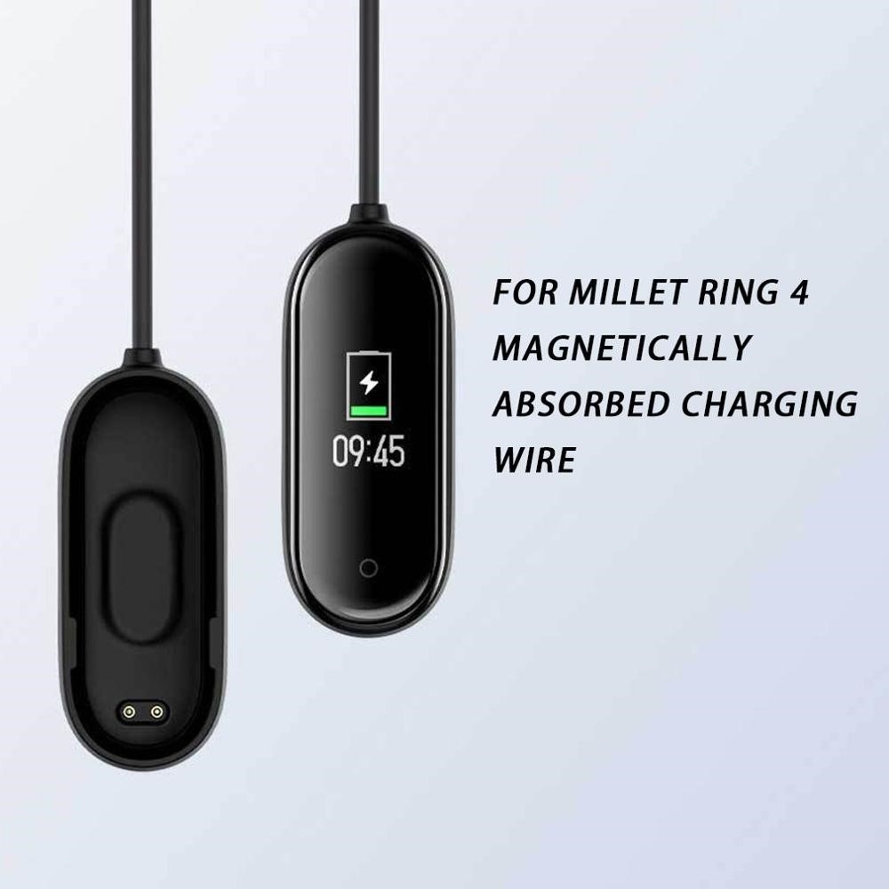 (20cm) Xiaomi Mi Band 4 USB Ladegerät Dockingstation - Schwarz