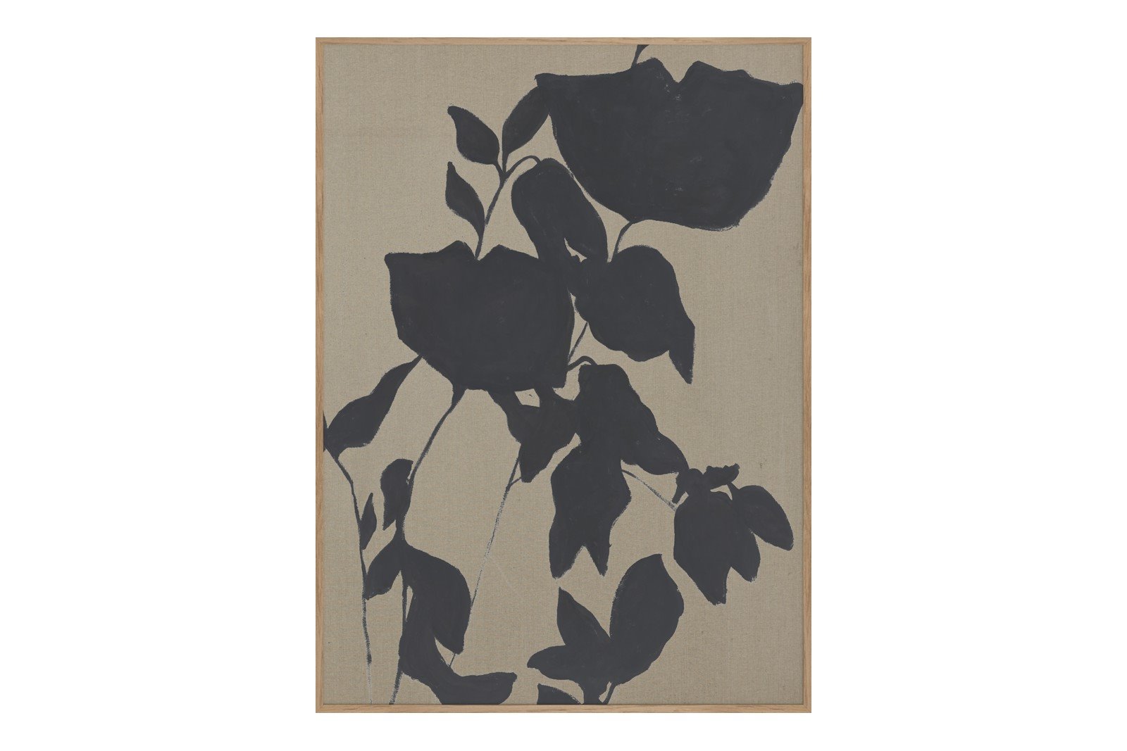 Fortuna Black 90x120 cm Oak Frame