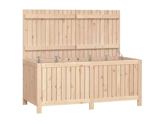 Boîte de rangement de jardin 147x68x64 cm Bois massif de pin