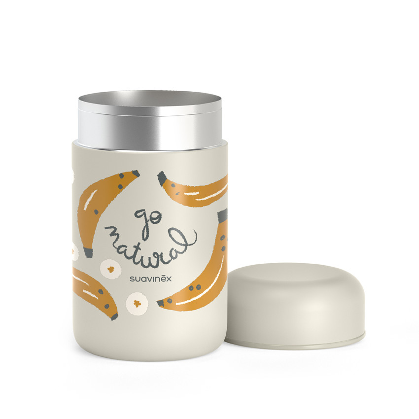 Thermos 400ml Natural Banane