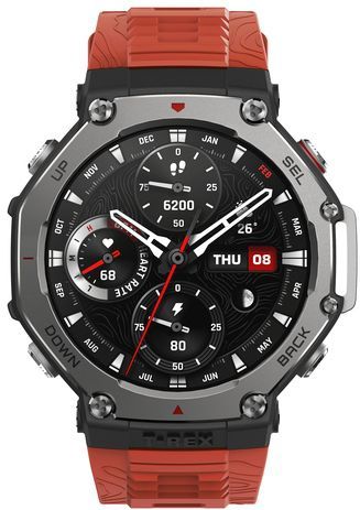 Amazfit - T-Rex 3 - Smartwatch - Zwart - Roestvrijstaal - Waterbestendig tot 100 meter