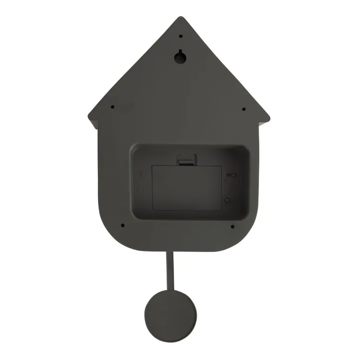 Present Time Horloge à pendule Modern Cuckoo | Vert foncé