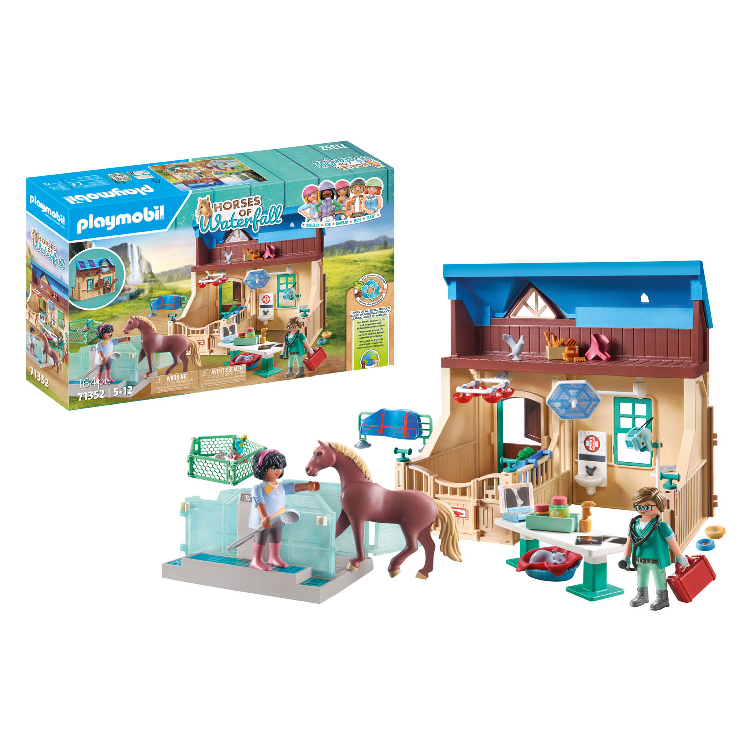 Playmobil Horses of Waterfall Paardrijtherapie & Dierenartsenpraktijk - 71352